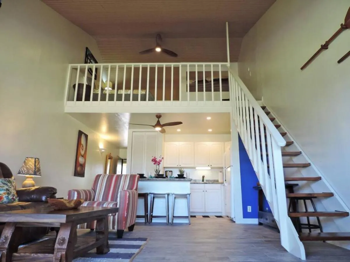 Charming One Bedroom With Loft By The Pool Kahuku Сasa de vacaciones